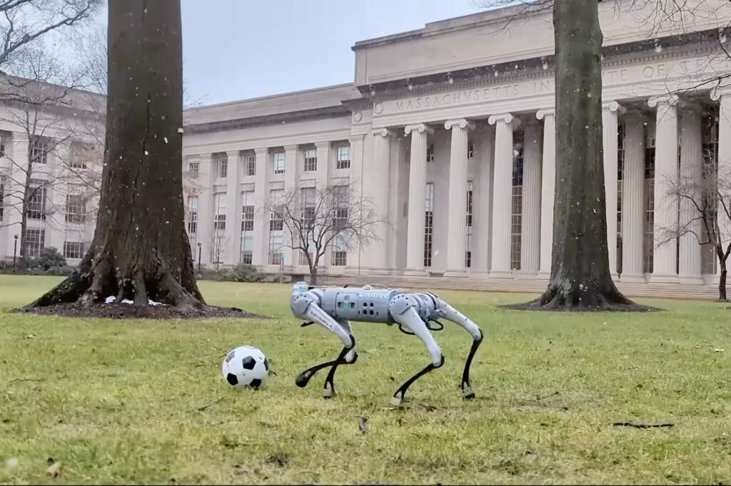 crean-a-un-perro-robot-que-puede-jugar-futbol-en-cualquier-terreno