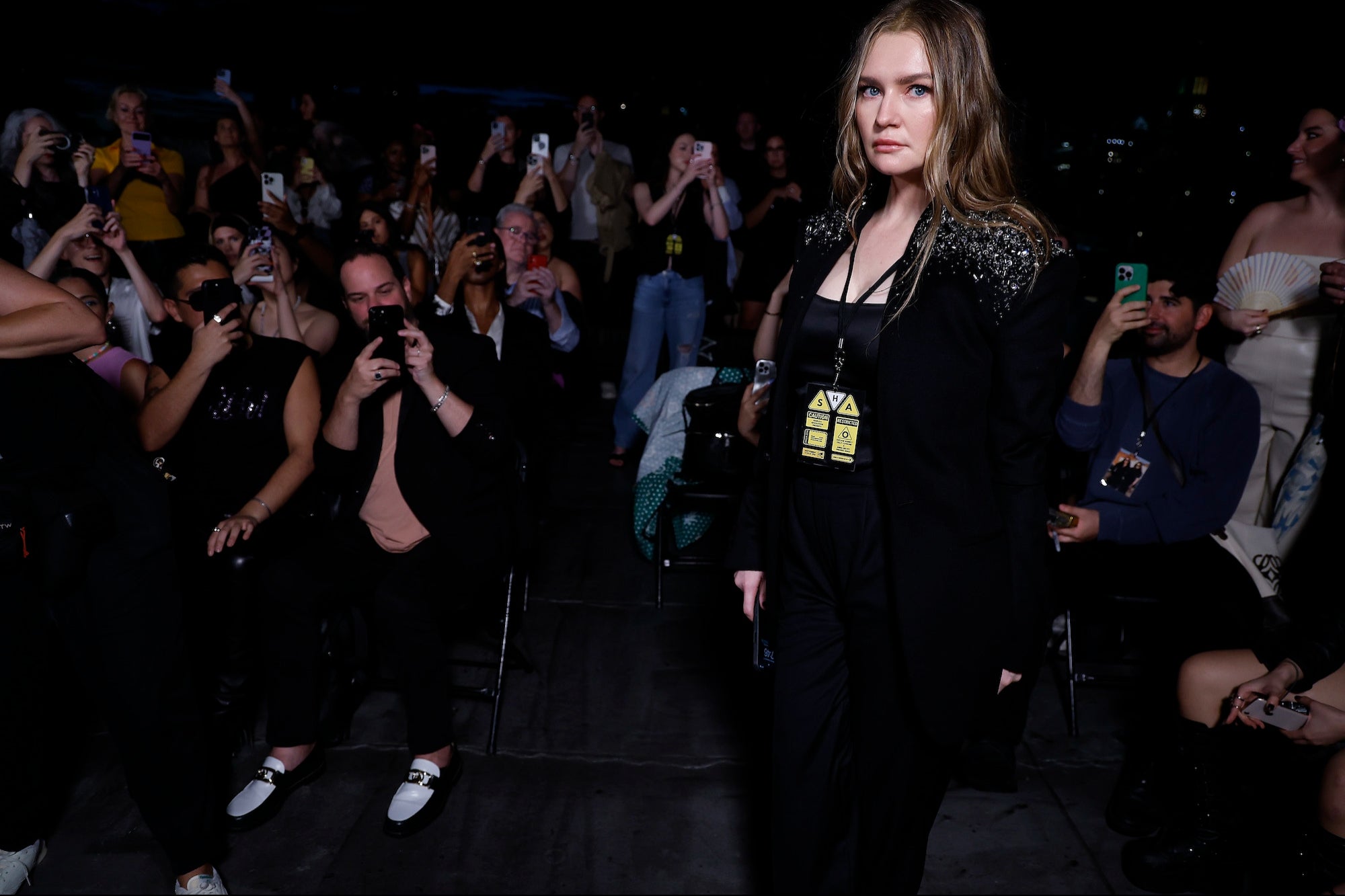 Ankle-Monitored Anna Delvey Brings Fashion Week to Her Apartment Rooftop While on House Arrest