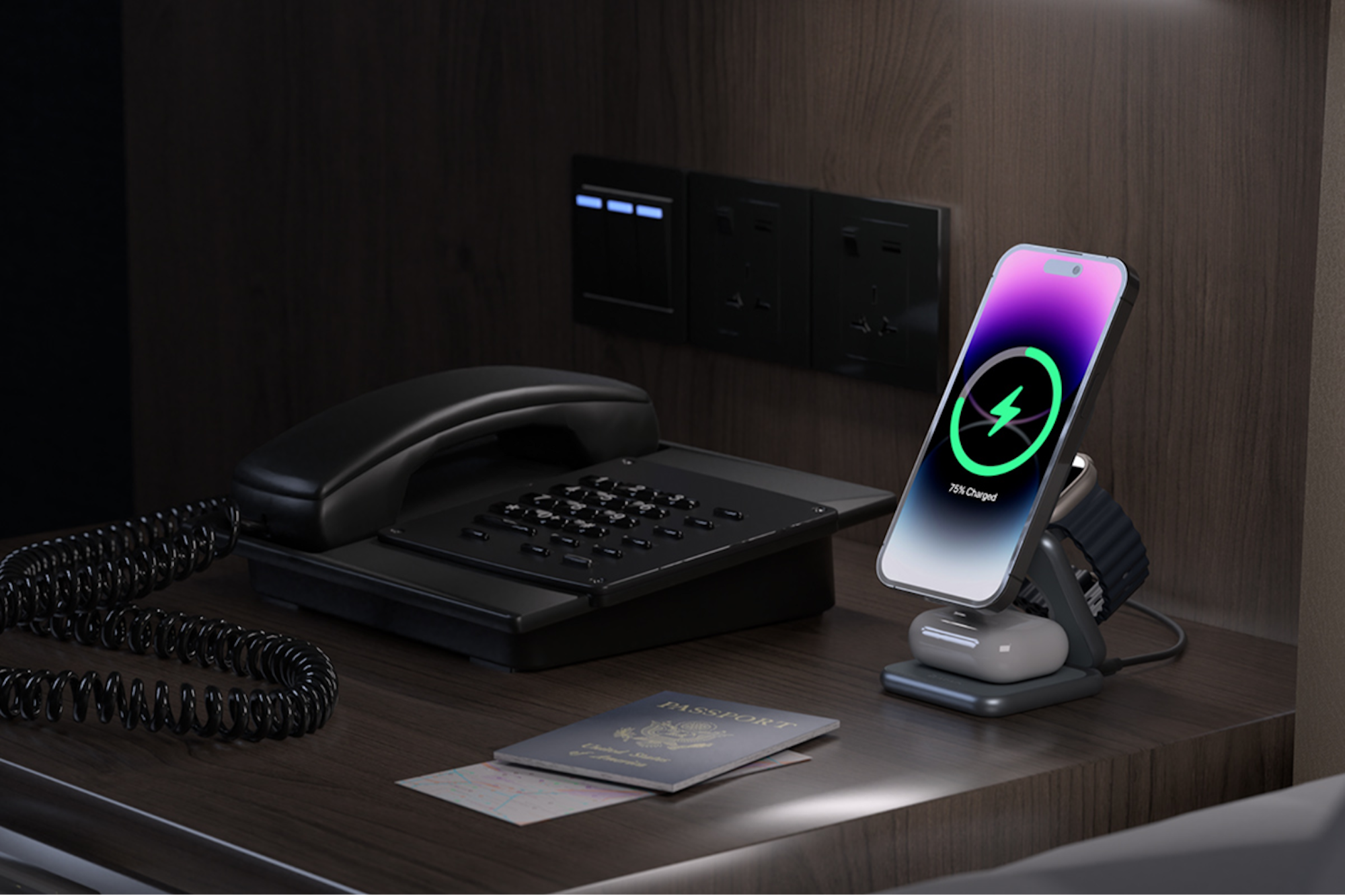 Charge Three Devices at Once With This Station, Now Only $75.97 Ahead of Travel Season