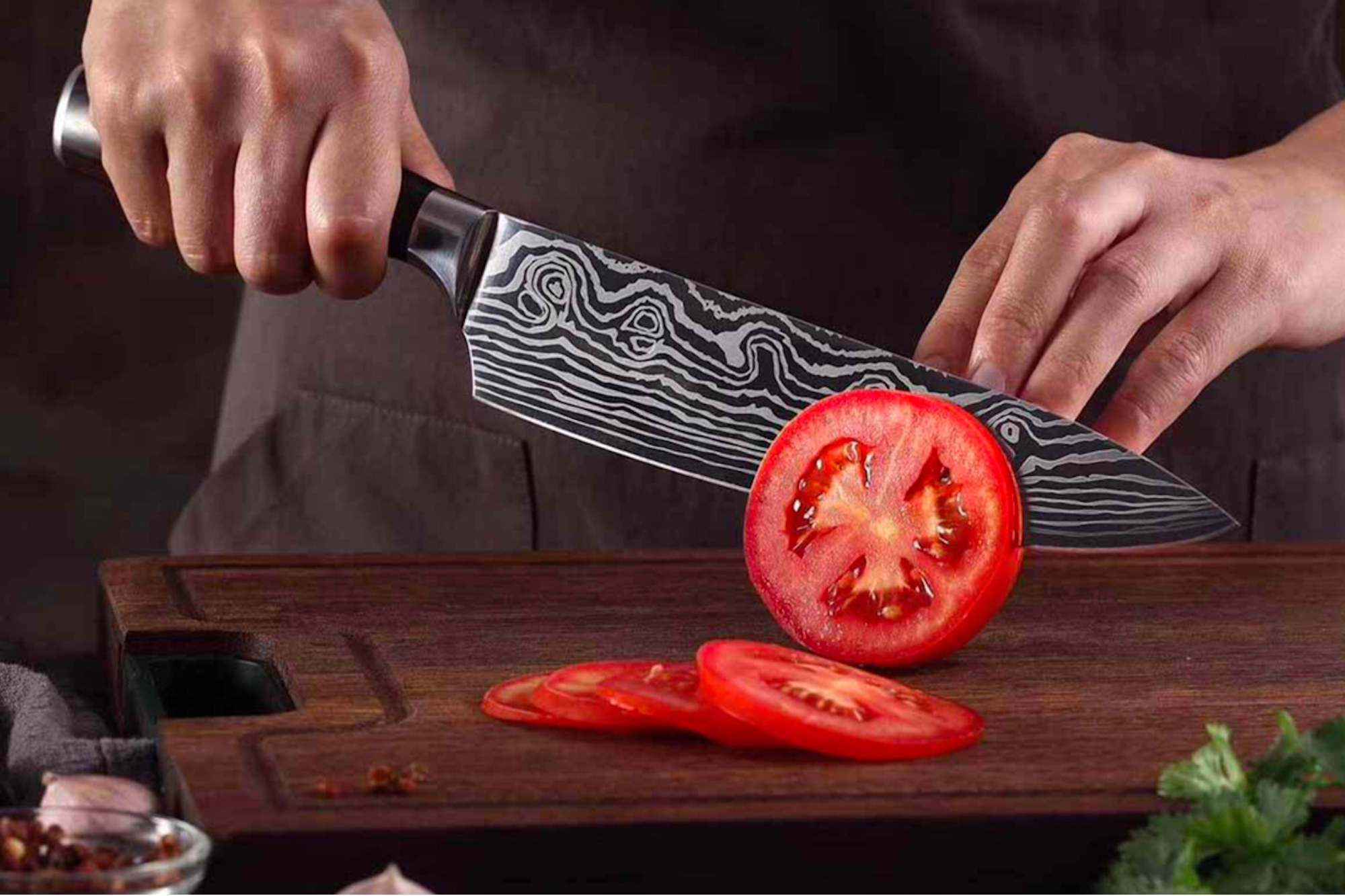 Reduce Food Waste With These 5 Damascus Chef Knives, Only $89.97