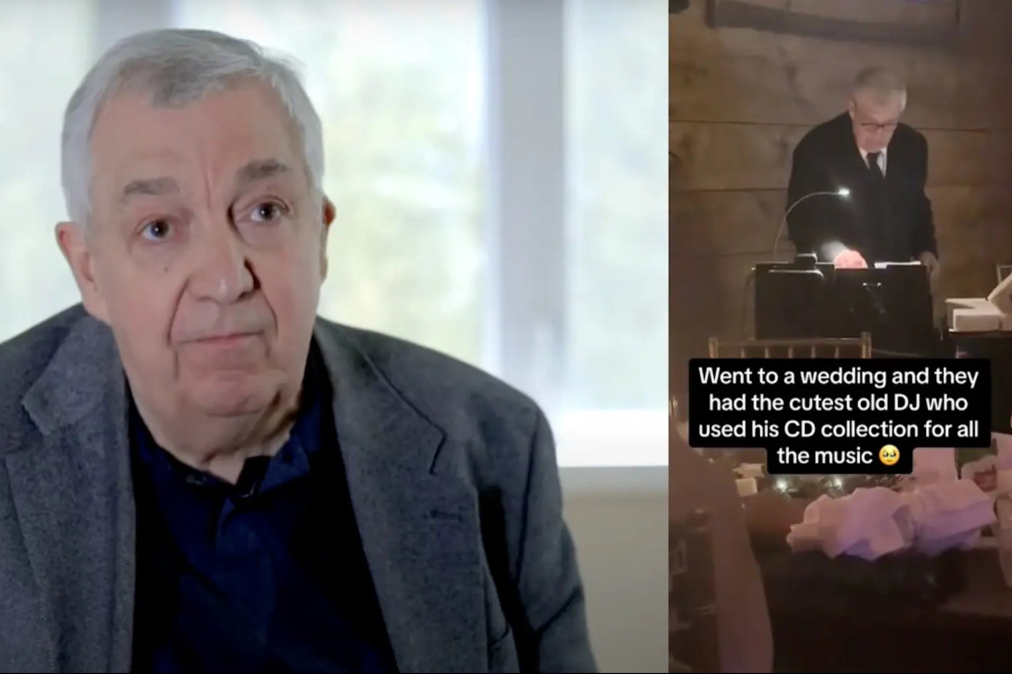 A 71-Year-Old DJ Who Played a Wedding Using His CD Collection Has Become a Sought-After Viral Hit