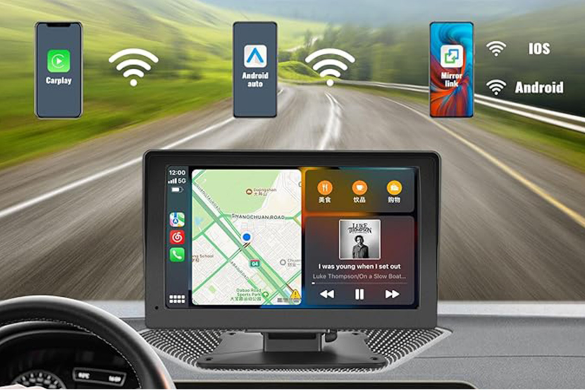 Elevate Your Car with This Wireless Display Packed with Features, Now Just $90