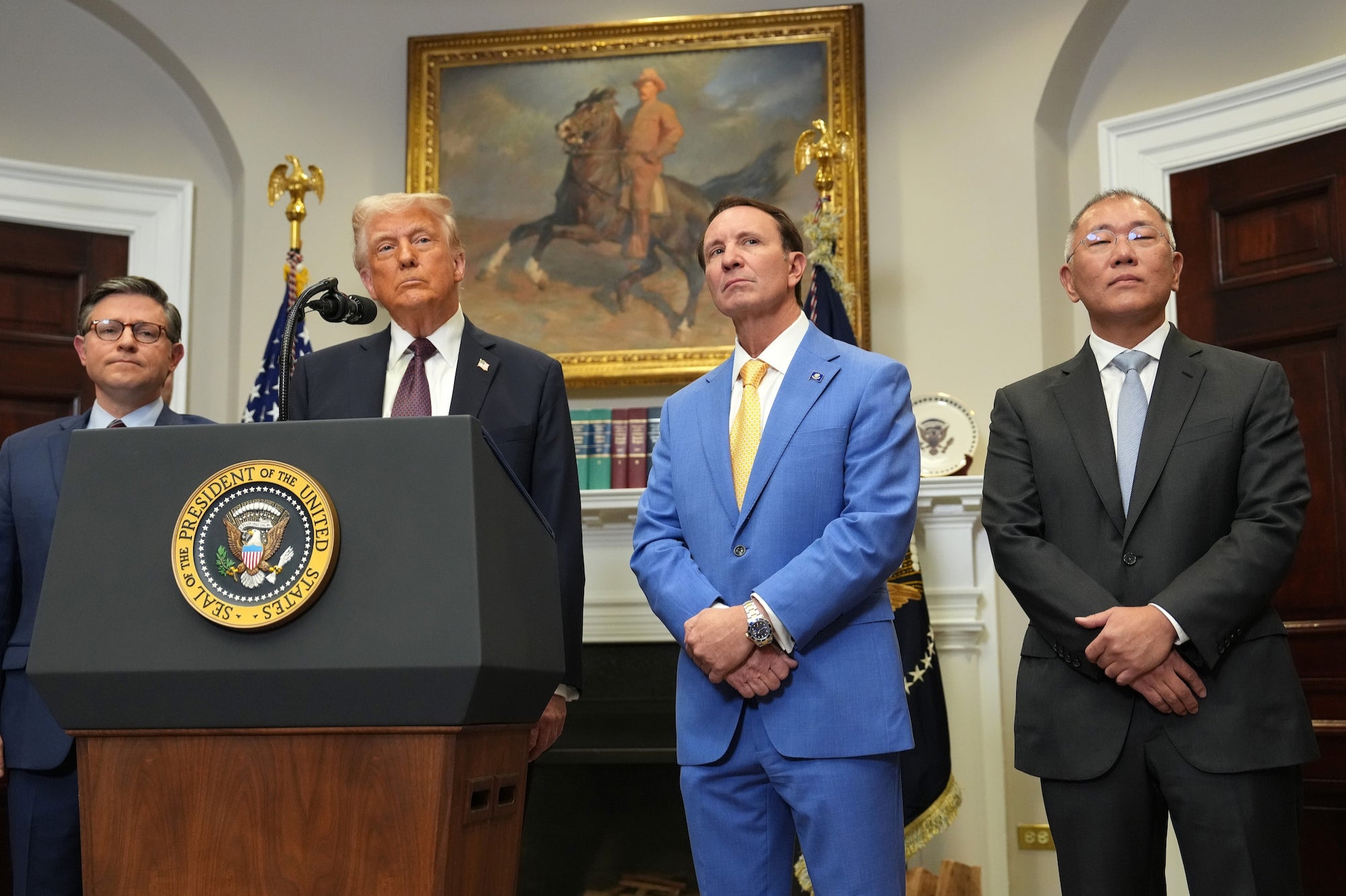 ‘Money Is Pouring In’: President Donald Trump Announces Hyundai, Other Companies Investing Billions in U.S.