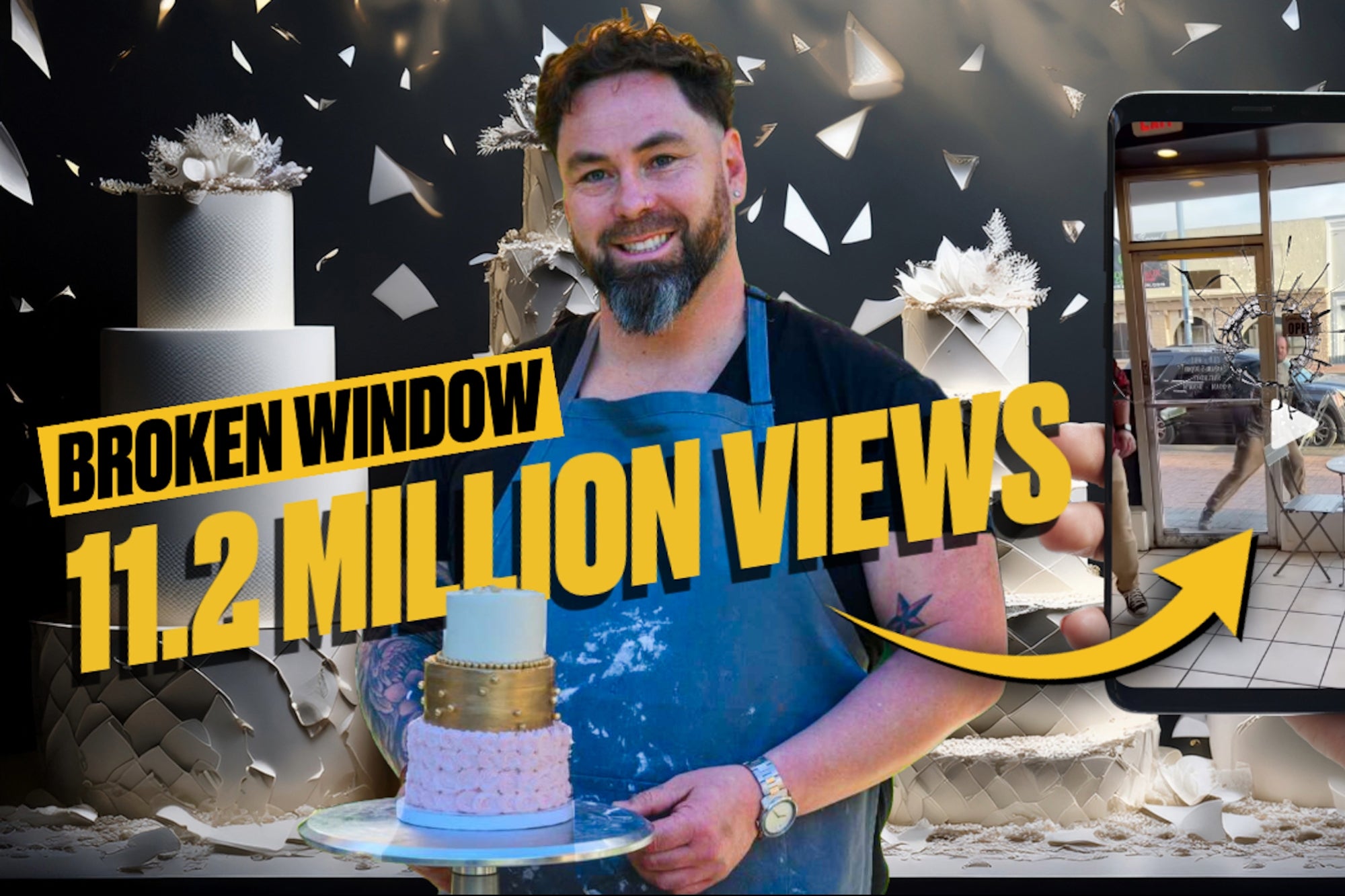 His Bakery’s Window Got Smashed — But What He Did Next Actually Helped His Business